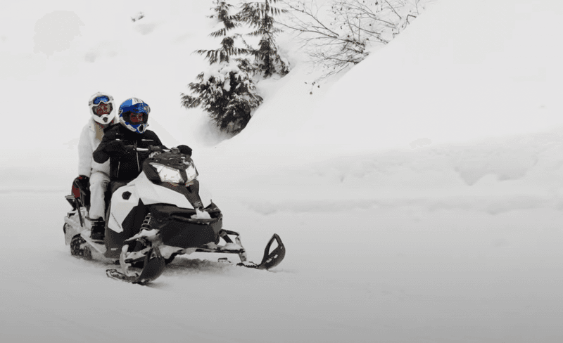 Steak & Fondue Snowmobile Experience