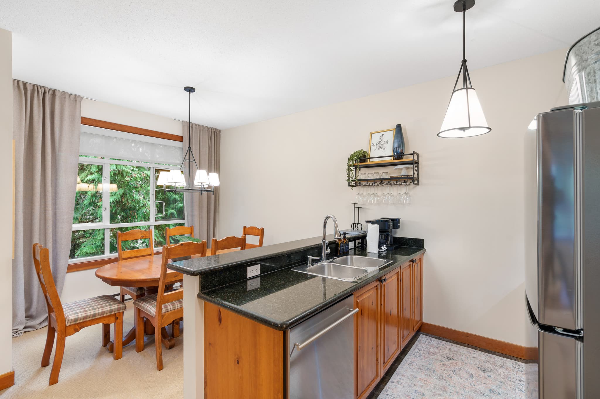 Rare 3-bedroom Whistler Village interior 10