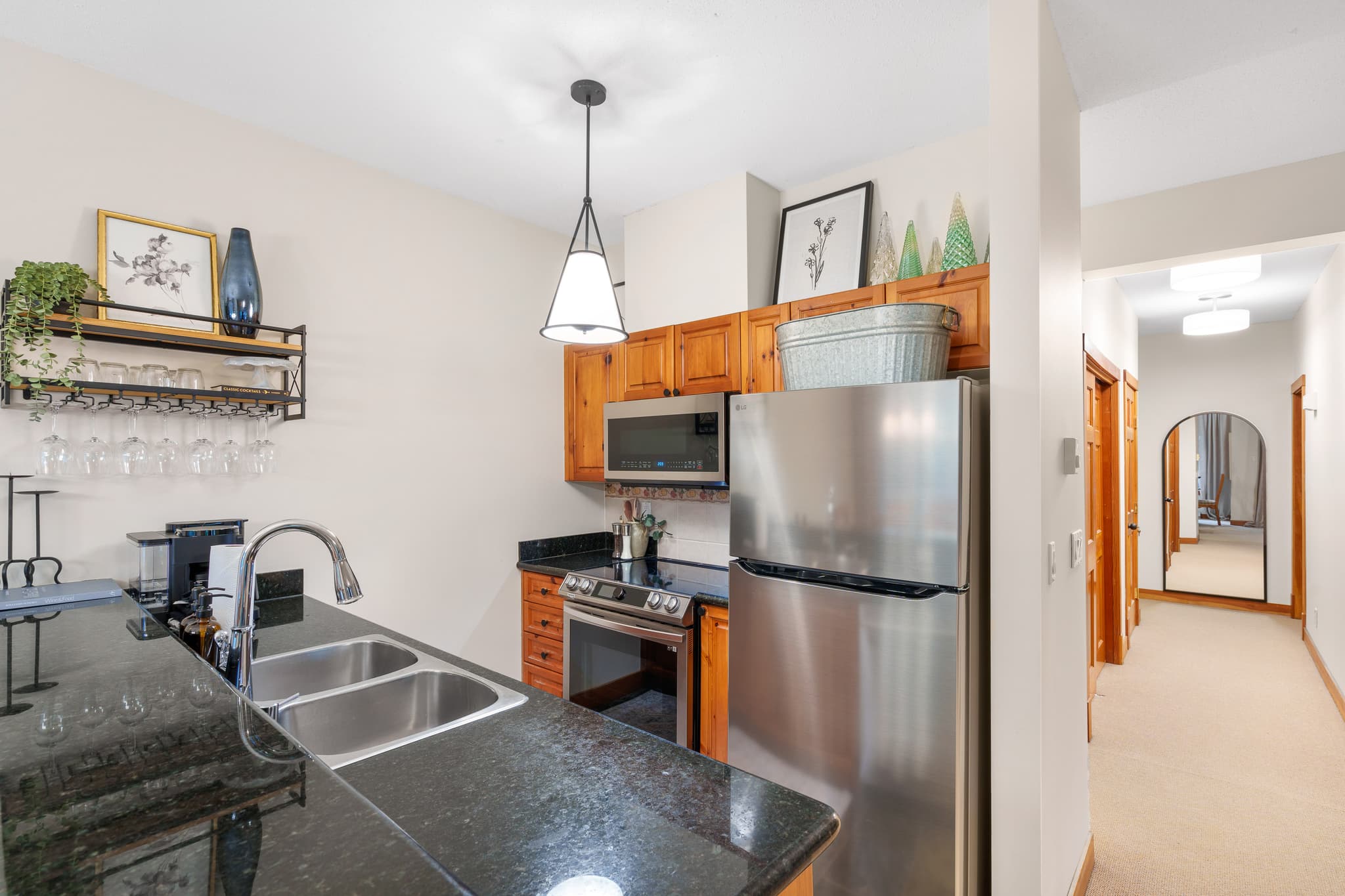 Rare 3-bedroom Whistler Village interior 11