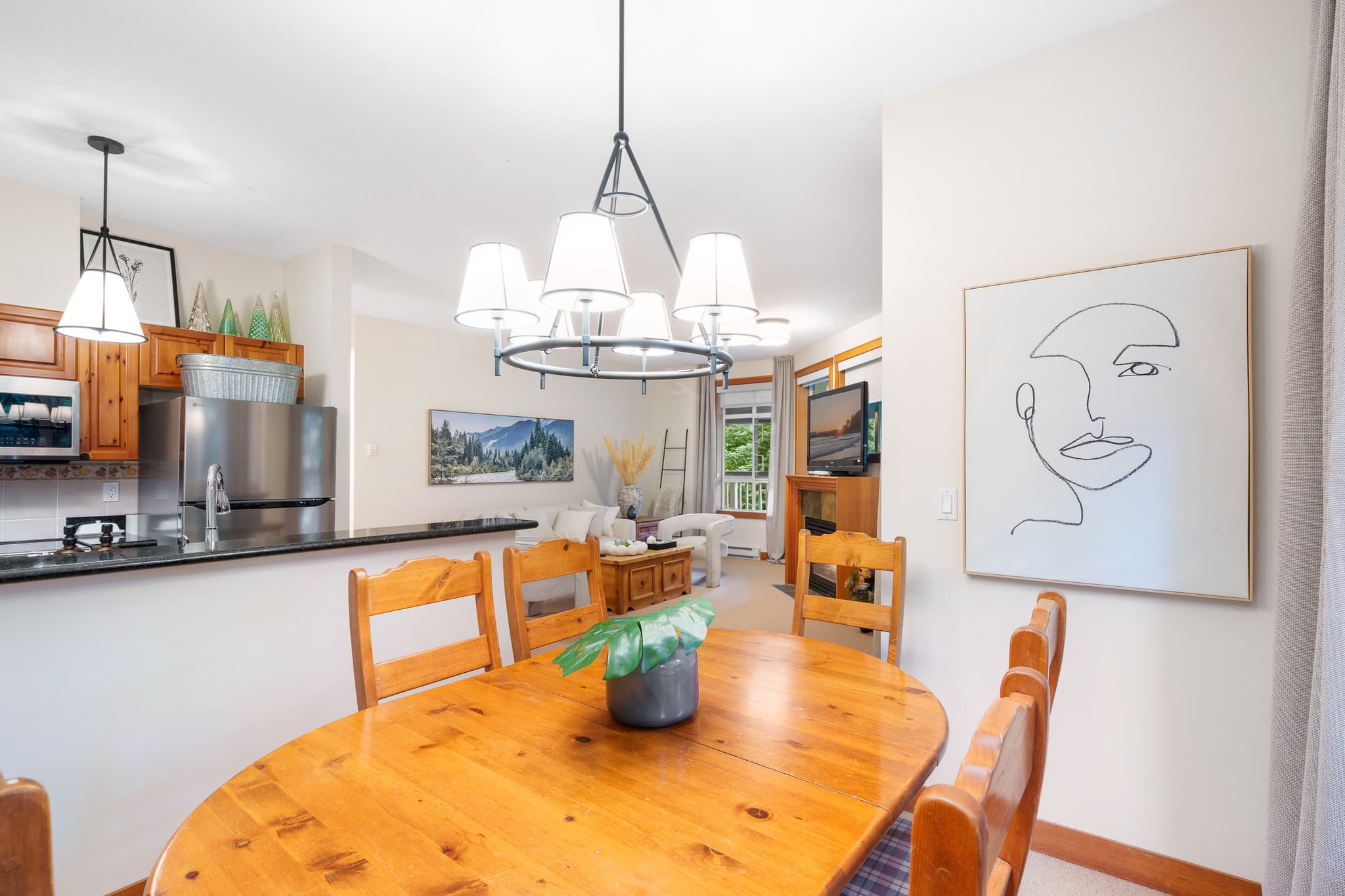 Rare 3-bedroom Whistler Village interior 19