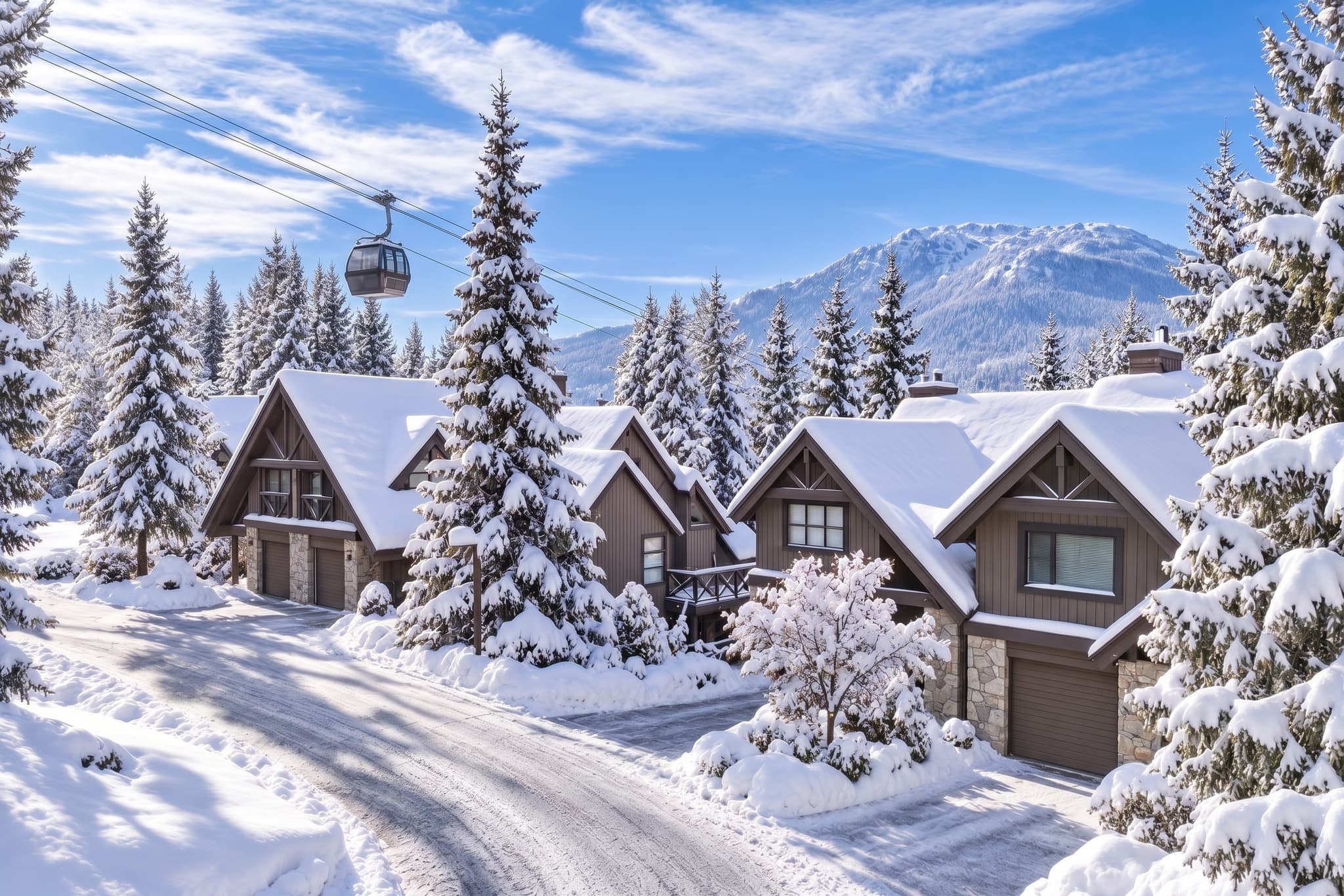 Pinnacle Ridge 23 ski-in ski-out townhome with gondola views