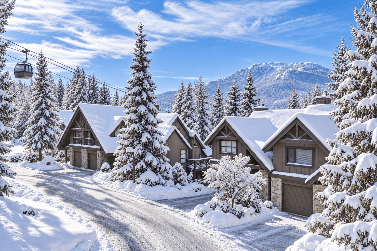 Pinnacle Ridge 23 ski-in ski-out townhome with gondola views