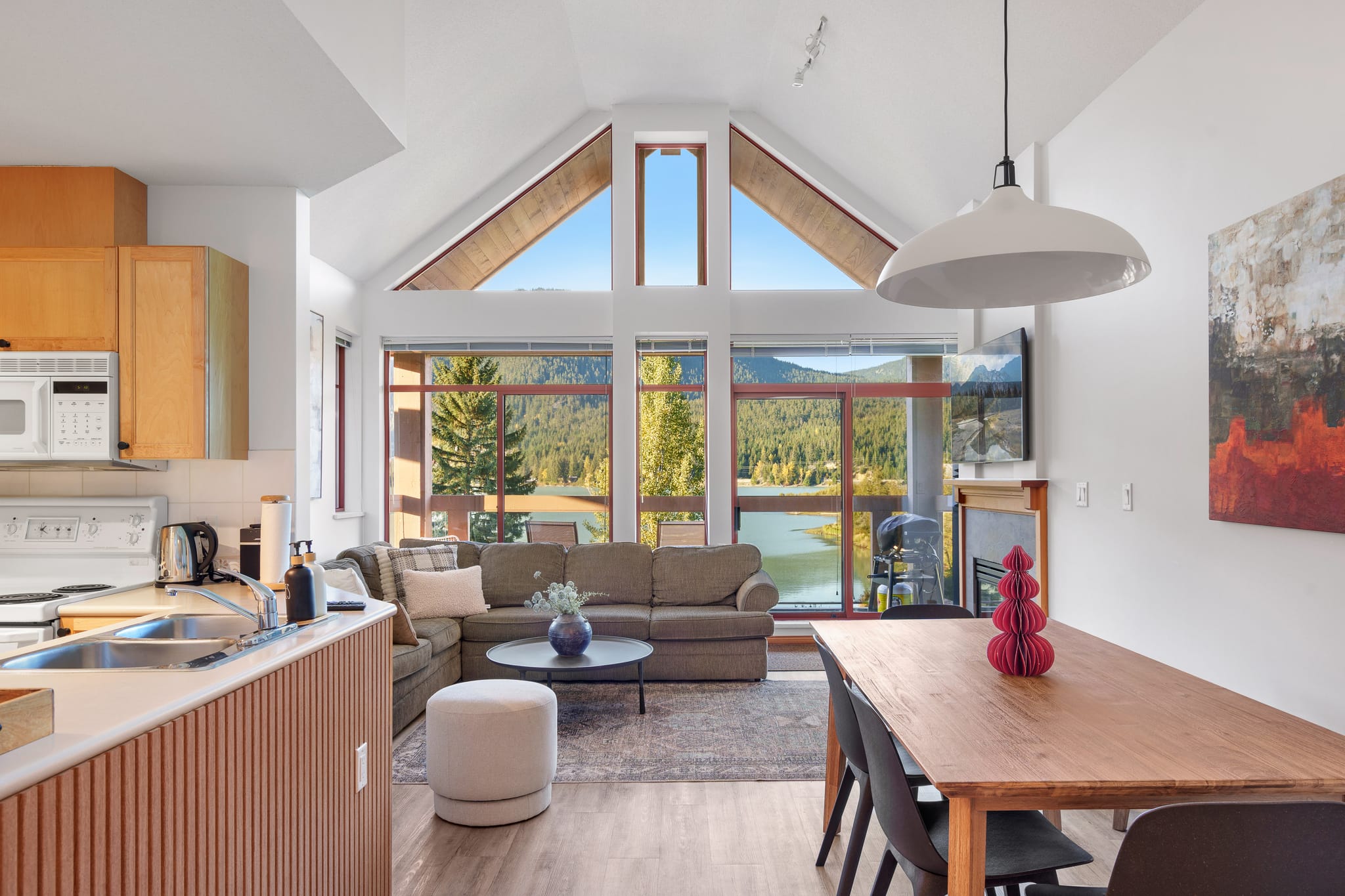 Cozy Lakefront Whistler Condo | Mountain View - Luxury Whistler vacation rental with 2 bedrooms, accommodating up to 7 guests