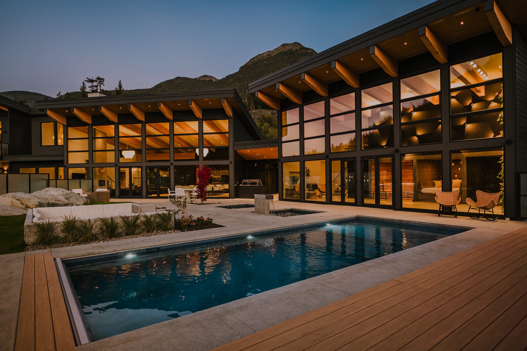 Wedge Mountain Lodge & Spa - Luxury Whistler vacation rental with 10 bedrooms, accommodating up to 20+6 guests