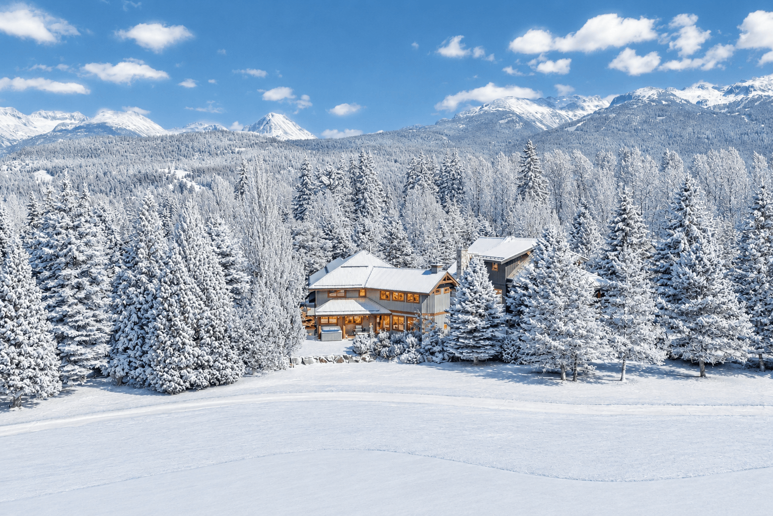 Golf Course Views | Luxury 4-bed Whistler Village - Luxury Whistler vacation rental with 4 bedrooms, accommodating up to 9 guests