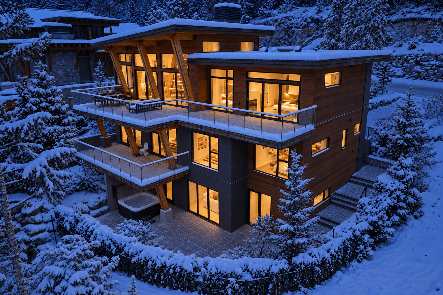 Timber Haven - Luxury Ski in Ski out - Kadenwood - Luxury Whistler vacation rental with 8 bedrooms, accommodating up to 16 guests