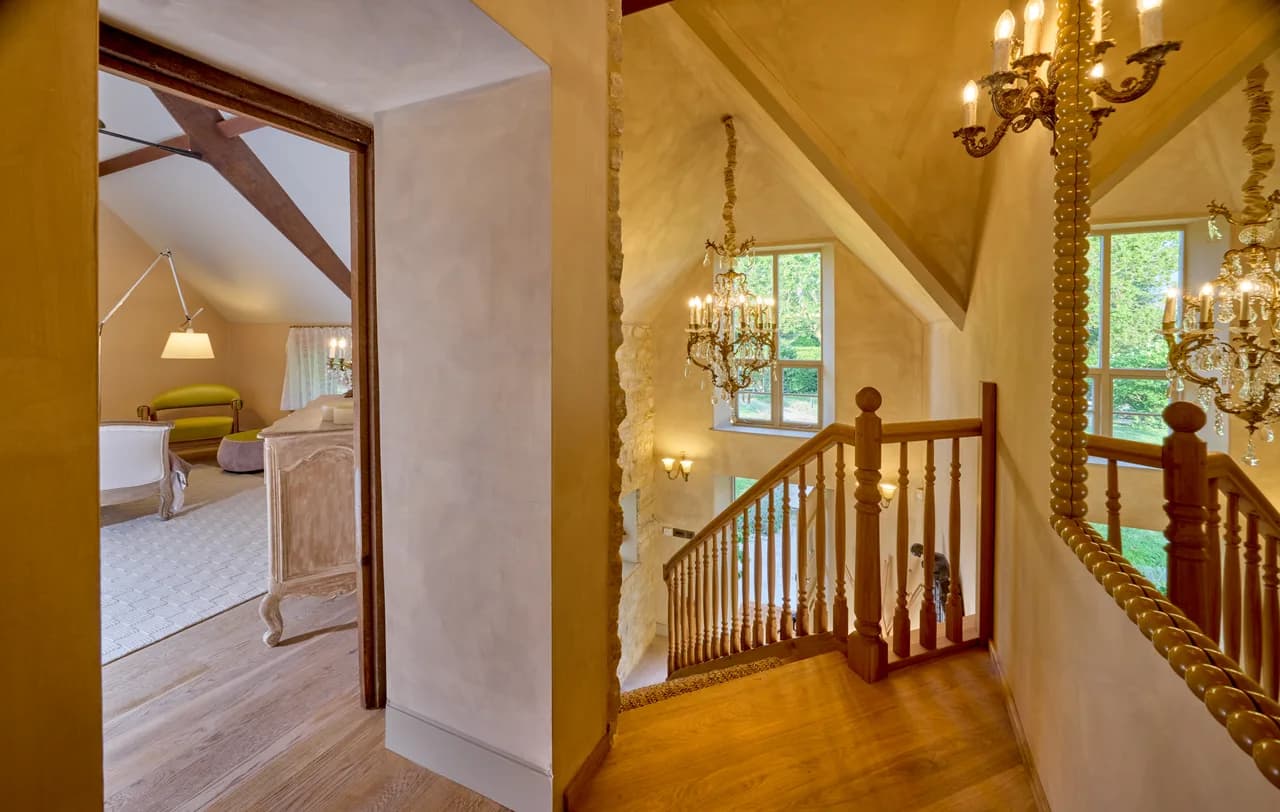Interior living space of the Cotswolds estate