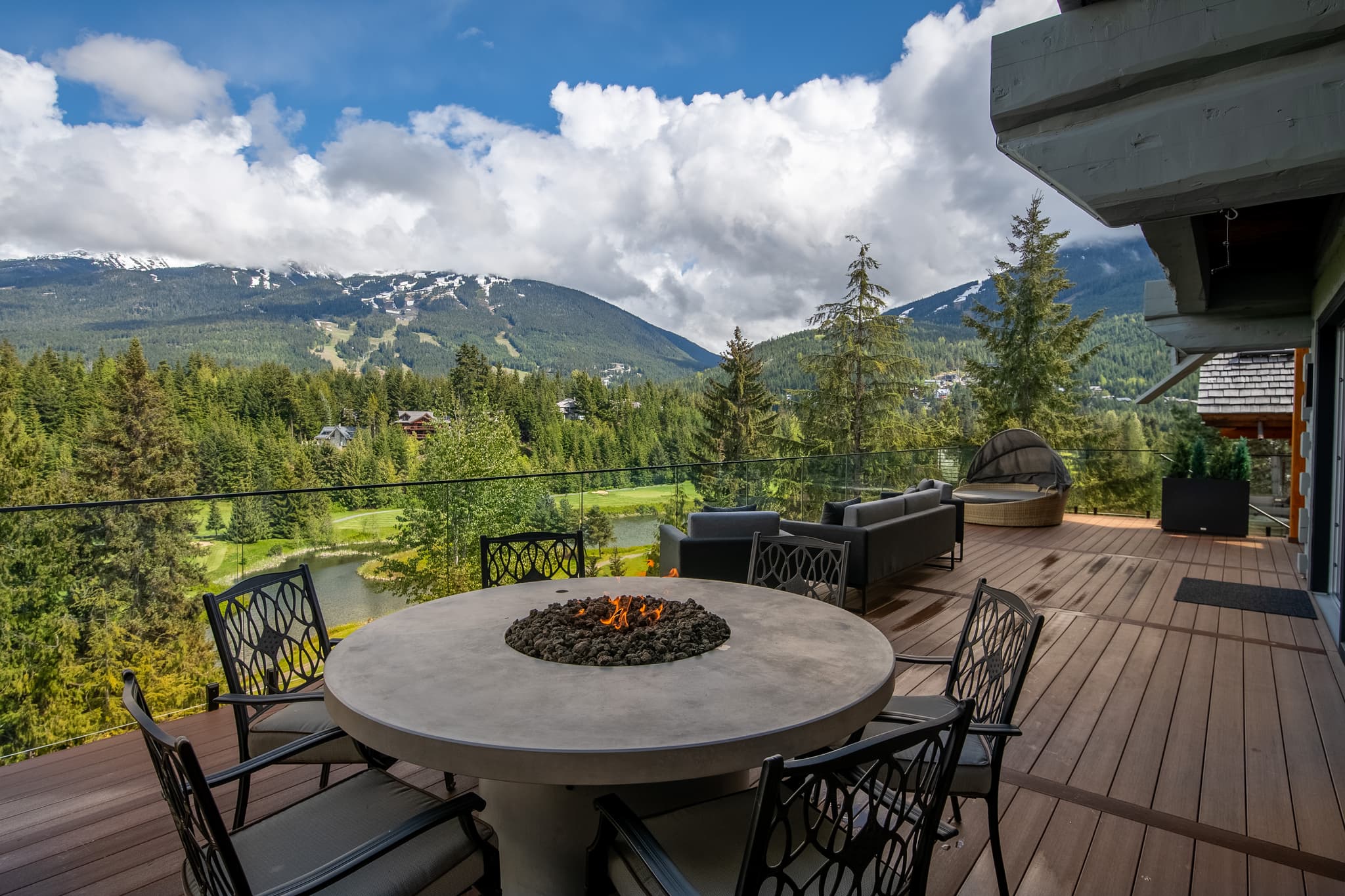 Heron Views large log chalet rental in Whistler