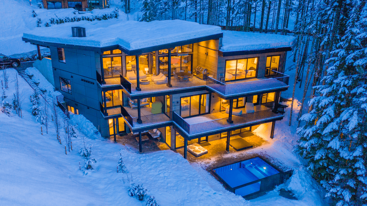 Luxury Kadenwood chalet interior in Whistler