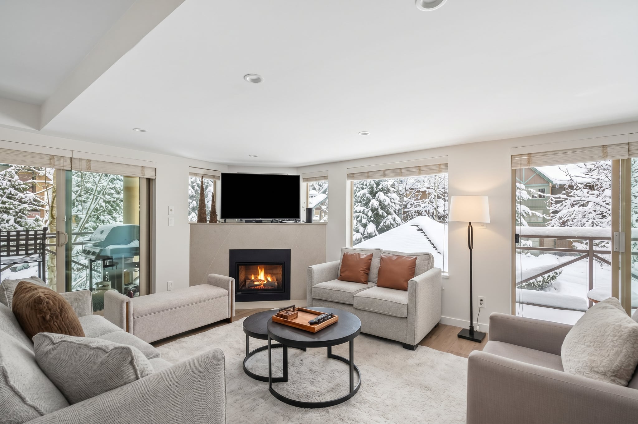 Whistler Village - Private Hot Tub - Walk to Hill - Luxury Whistler vacation rental with 3 bedrooms, accommodating up to 8 guests